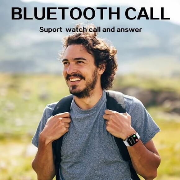 2024 Smartwatch Bluetooth Sport Sleep for Android iOS & Apple 3 COLORS - NIB!